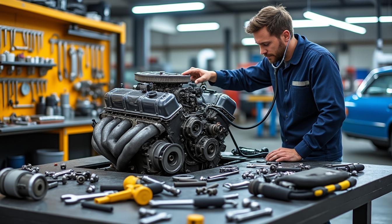 découvrez les causes possibles d'un bruit de tracteur au démarrage de votre voiture et comment y remédier pour retrouver un fonctionnement normal.