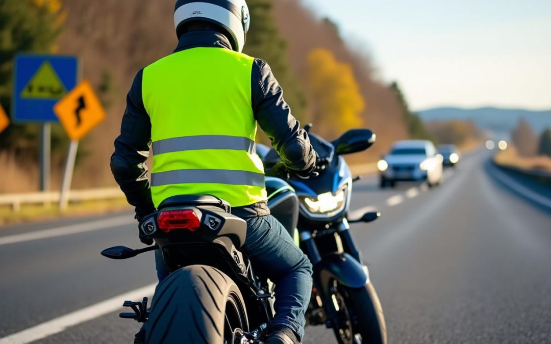 Gilet réfléchissant moto : est-il obligatoire et dans quels cas ?