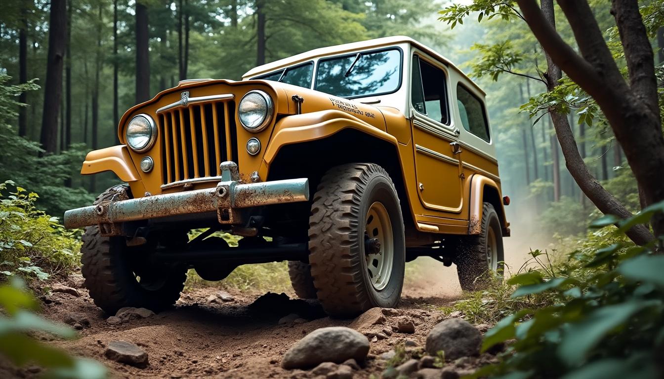 découvrez l'histoire fascinante du jeepster 4x4 et explorez ses différentes versions de ce véhicule tout-terrain emblématique.