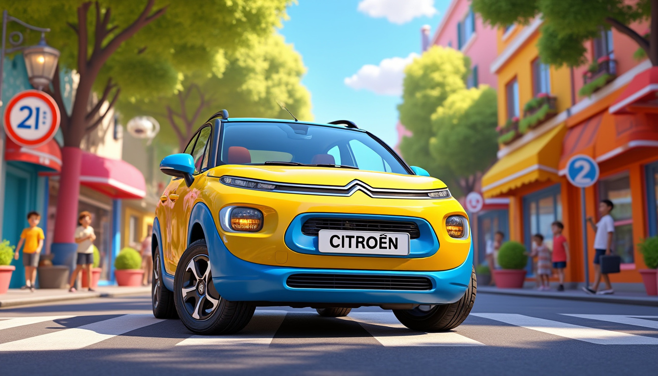 découvrez la citroën c2 dans cars, un hommage subtil et charmant du film pixar qui rend hommage à cette voiture iconique.