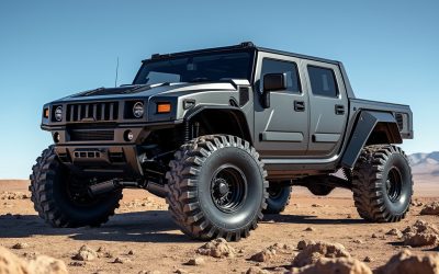H1 Hummer Pickup : le monstre militaire homologué pour la route