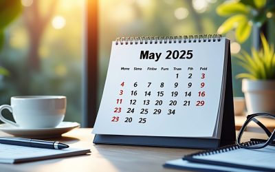 Consulter les jours fériés et événements du calendrier mai 2025